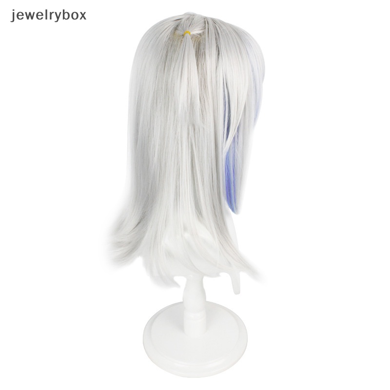 [jewelrybox] Anime Hololive Gawr Gura Cosplay Wig Tahan Panas Wig Sintetis Halloween Cosplay Pesta Dekorasi Dewasa Props Butik