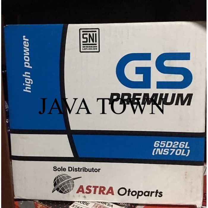 Diskon Aki Mobil / Battery GS ASTRA Type GS PREMIUM NS70L 65D26L 12v 65 ah VBE290