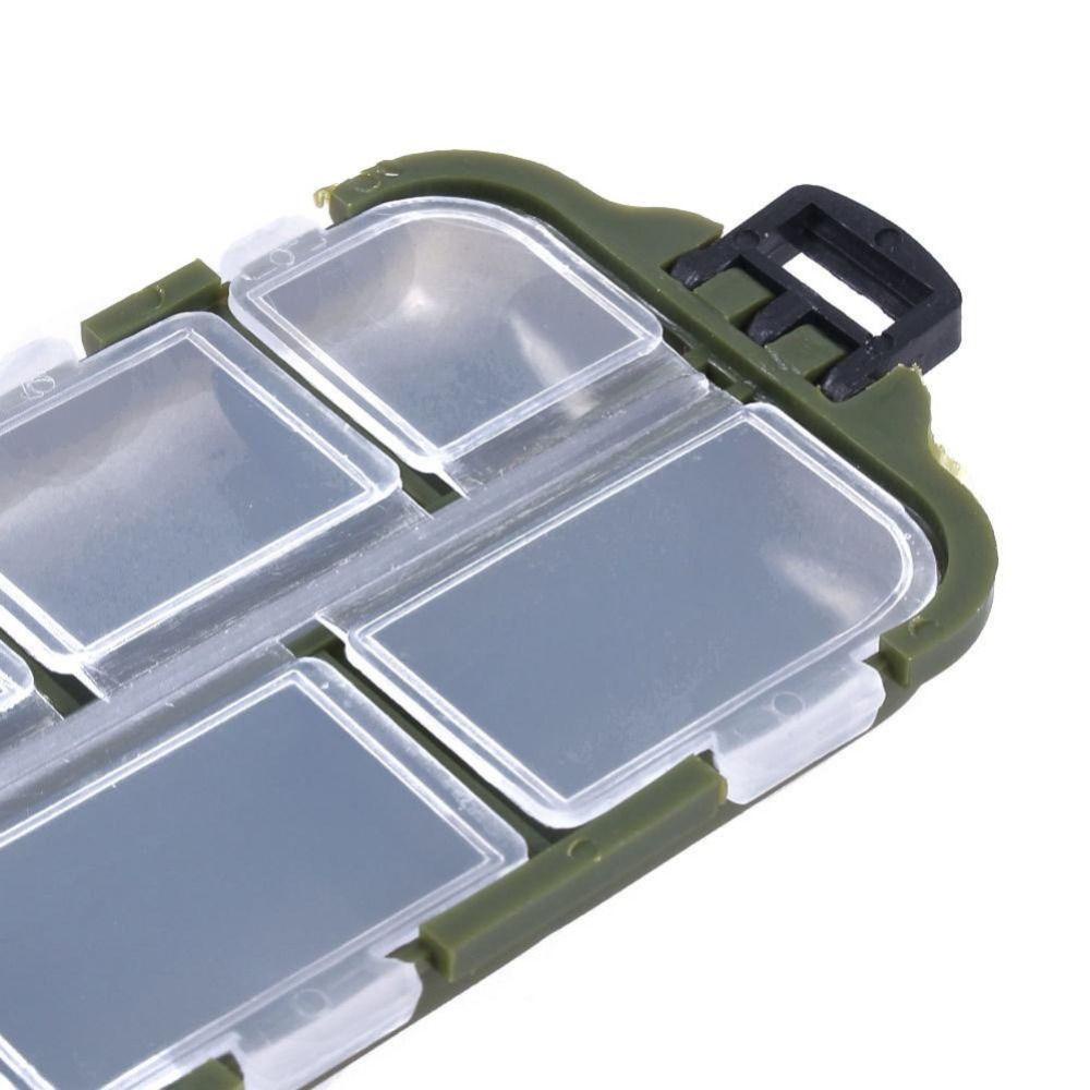 Lanfy Mini Tempat Penyimpanan Hook Lure Tool Case Sendok Pancing Organizer Aksesoris Pancing Fishing Tackle Box