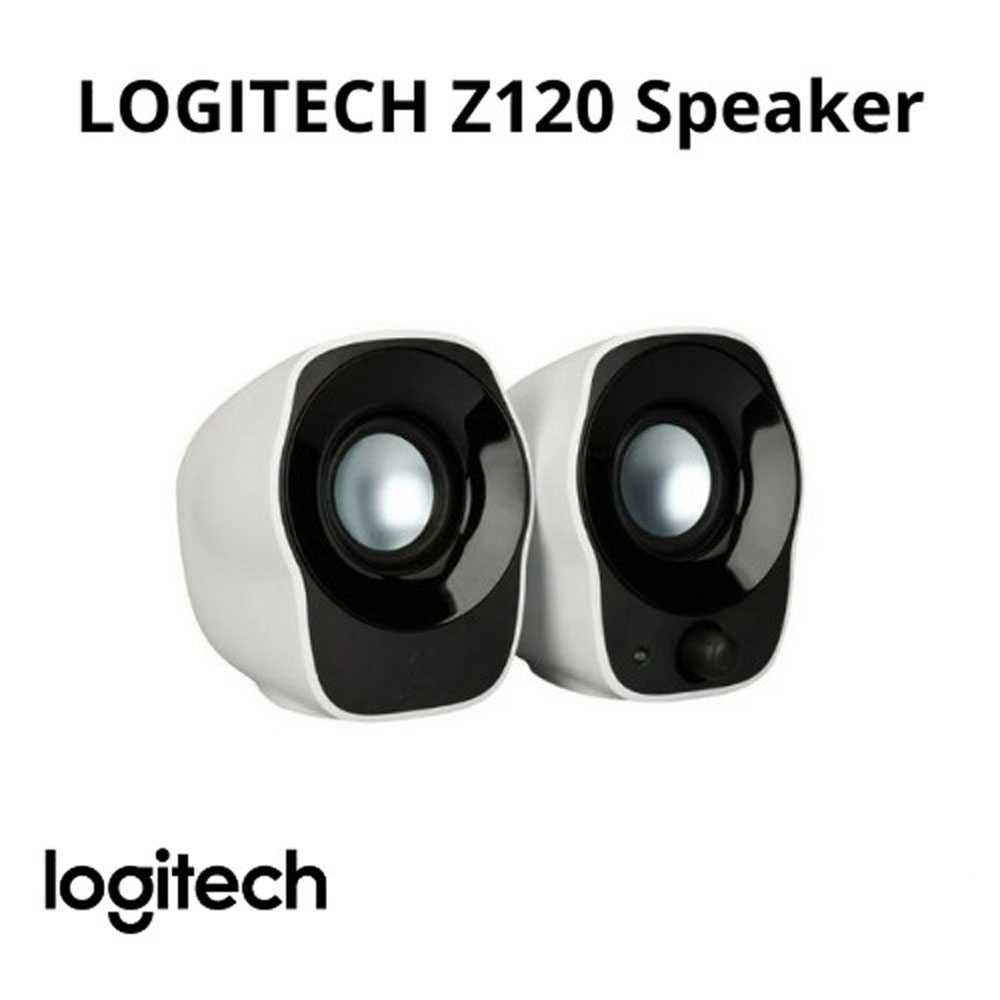 Speaker Logitech Compact Stereo Active Speaker Super Kuat Z120