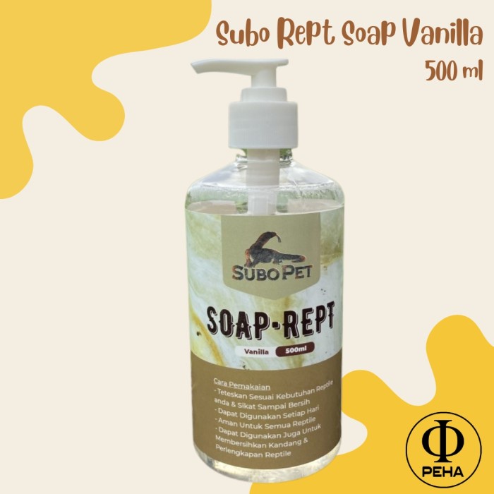 Subo Rept Soap Sabun Mandi Reptil Sabun Torto Sabun Kura Subo Vanilla - 100 ml