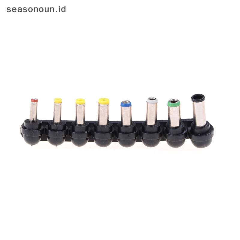 Seasonoun 8pcs/Set Untuk PC Notebook Laptop Universal Power Adapter Plug Charger Konektor.