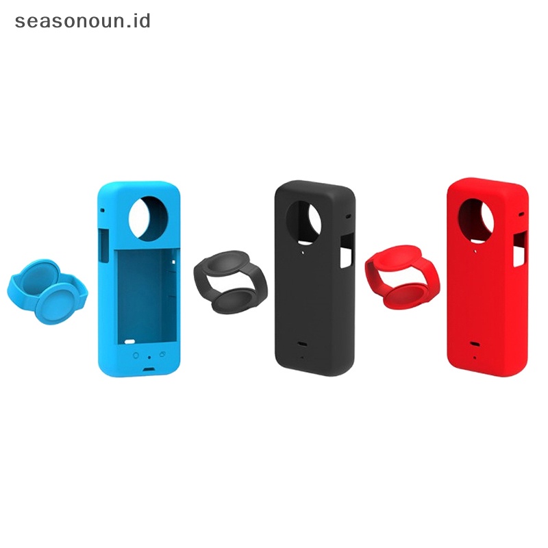 Seasonoun Silicone Case Insta360 ONE X3 Kamera Action Panorama Dustproof Anti-Drop Case.