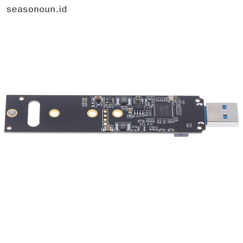 Seasonoun M.2 NVME SSD Ke USB 3.1 Adapter PCI-E Ke USB-A 3.0 SSD Kartu Konverter Internal  .