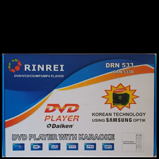 DVD / VCD / CD / MP3 / MP4 / USB Player / Karaoke DAIKEN DK-595D