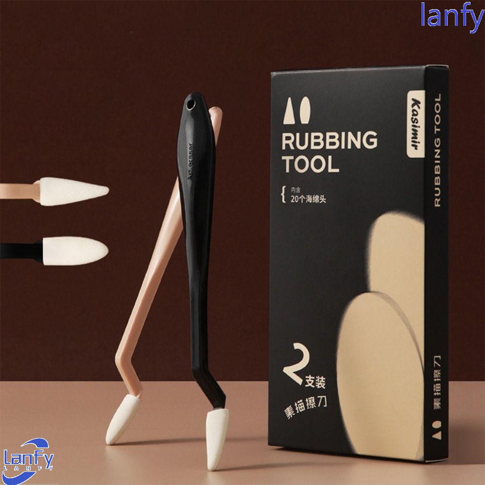 Lanfy Sketsa Lap Set Spons Lembut Kualitas Tinggi Perlengkapan Seni Untuk Artis Sketsa Penghapus Seni Lukisan Penghapus Highlight Shadow Brush