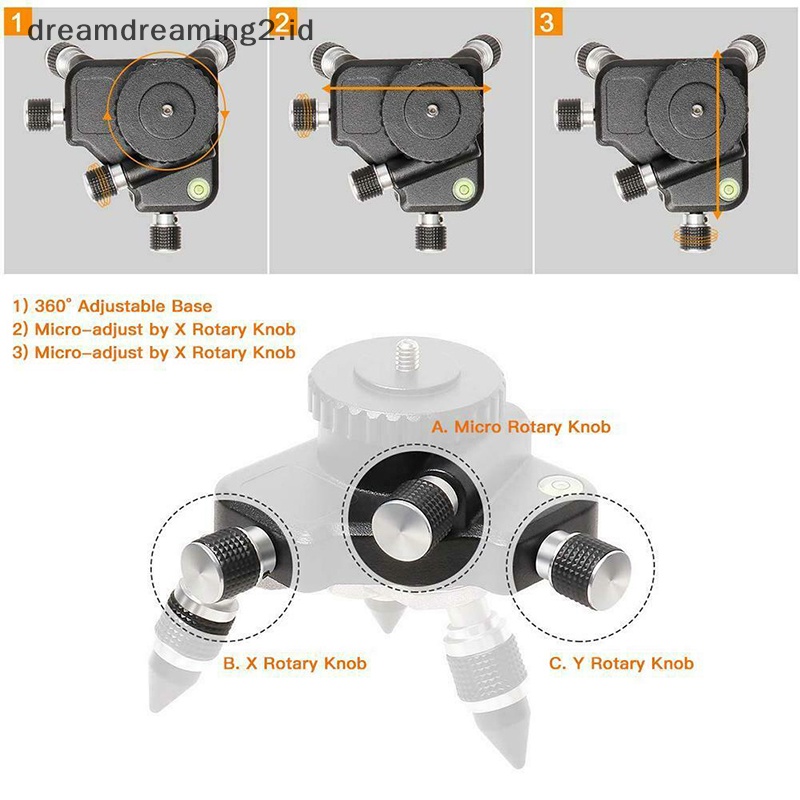 (drea) Adaptor Level Laser 12jalur360° Kit Alat Ukur Self Leveling Balok Silang 3D  //