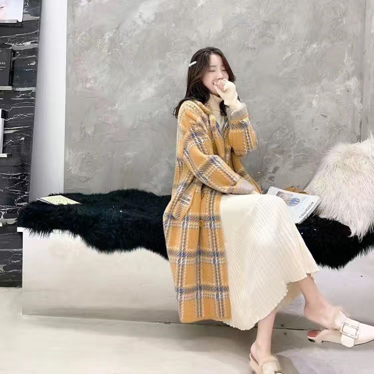 IMPORT SUZY WOMAN WINTER AUTUMN WOOLEN FURRY COAT KOREAN STYLE JAKET WANITA MUSIM DINGIN