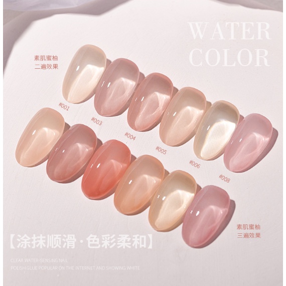 NEW CHARZIEG 2023 Kutek UV Gel Polish Ice Transparent Nail Polish Glue Nude Light Therapy