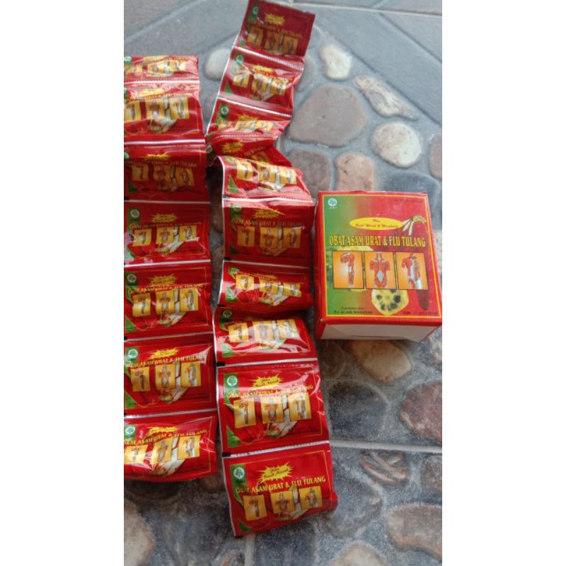 

MAU COD/ Jamu Asam Urat Dan Flu tulang harga 1box khasiat oke