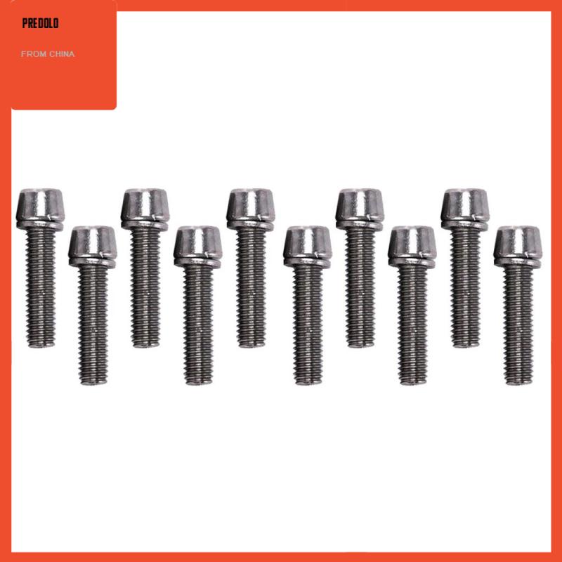 [Predolo] 10pcs Baut Sekrup Batang Sepeda M5/M6x20mm Road Mountain Bike Bolt M5