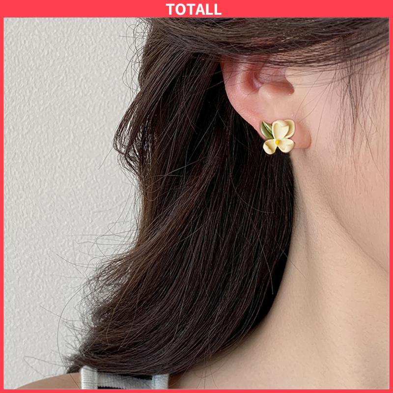 COD Anting bunga gardenia Simple Untuk Wanita Gaya Korea-Totall