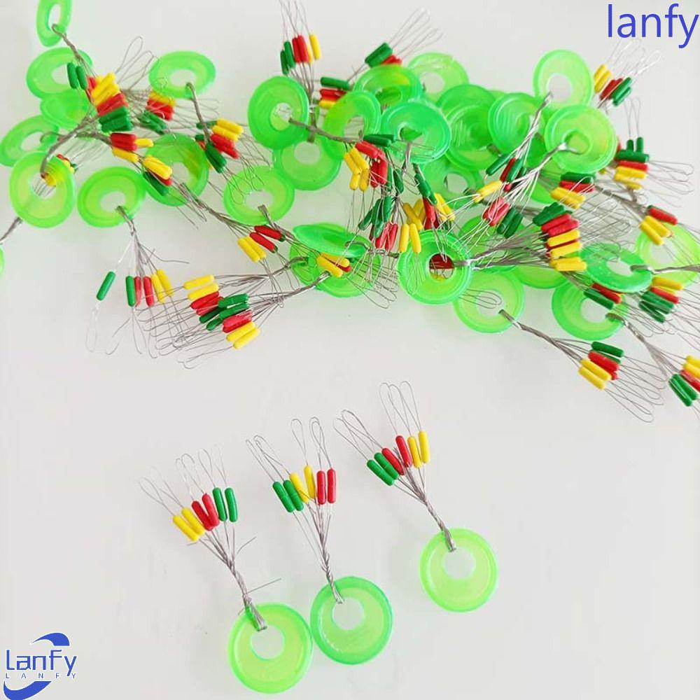 Lanfy 600 Pcs Oval Pelampung S/M/L Anti-Slip Memancing Mengapung Kacang Bobber Stopper Memancing Ikan Gurame Aksesoris Pelampung Bal Pelampung Kacang