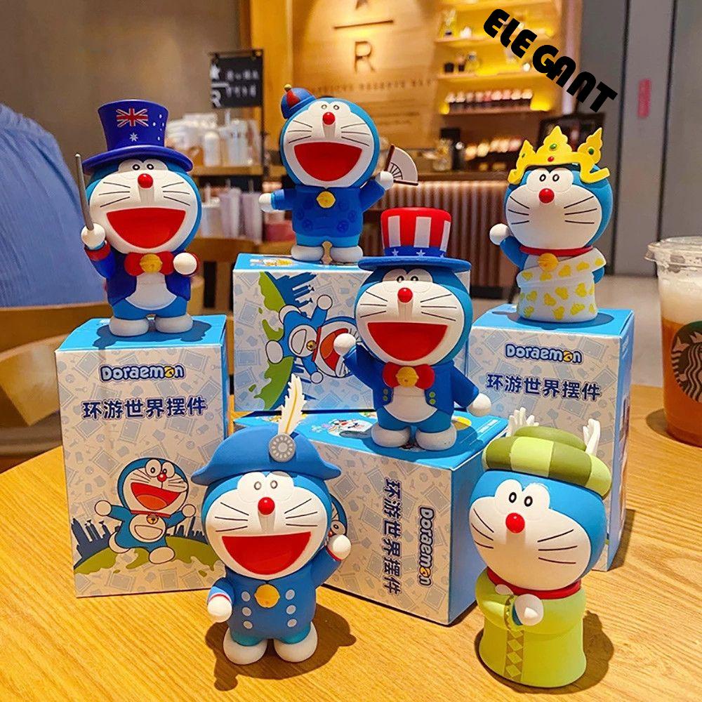 [Elegan] Doraemon Koleksi Untuk Hadiah Ulang Tahun Teman Amina Model Mainan Action Figure