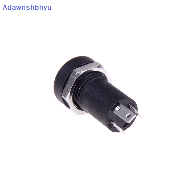 Adhyu 2pcs Soket jack audio 3.5MM 3tiang Hitam Dudukan panel solder stereo Dengan Mur ID