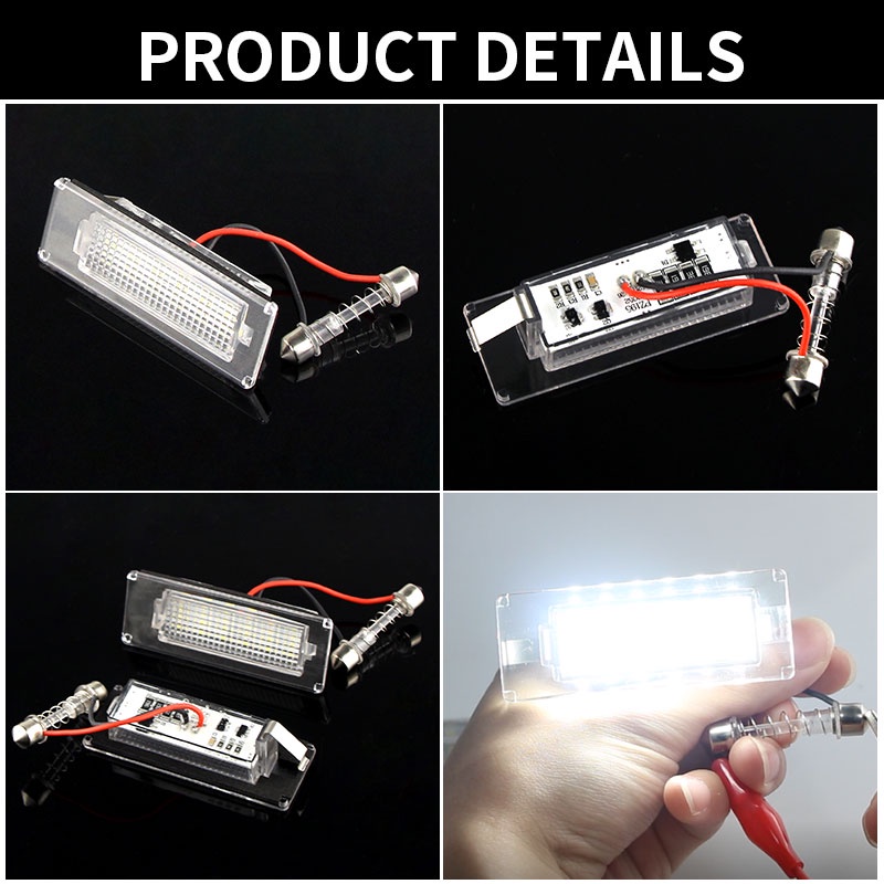 2pcs Untuk Fiat Ducato Bus Kasten Peugeot Boxer Bus Kasten Citroen Jumper Bus Kasten LED Plat Nomor Lampu Plat Lampu