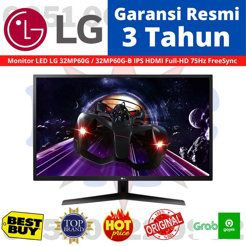 Monitor LG 32MP60G 32&quot; FHD 75H FreeSync Monitor Gaming 32&quot; LG 32MP60