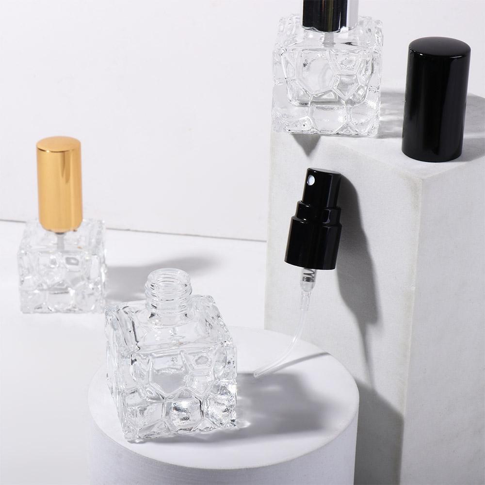 Rebuy Parfum Spray bottle 10ML Indah Sub-Botol Portabel Perjalanan Sampel Vial Atomizer Kaca Mist Liquid Sprayer