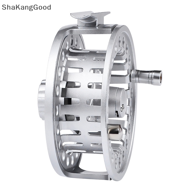 Skid Fly Fishing Wheel 3per4 Fly Reel Pancing Alumunium Fly Reel Mesin CNC Potong Besar Arbor Die Casg Alat Pancing SKK