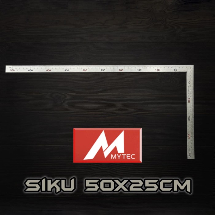 

Penggaris Siku 50x25 cm MYTEC Stainless Steel