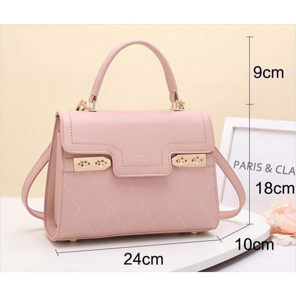 Paris Classic Tas Import Fashion Wanita Tas Original Branded Handbag Top Handle Bag Wanita Tas Selempang Jinjing Wanita [3271]