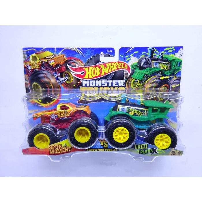 Hot Wheels Monster Trucks Versus Series BEBAS PILIS isi 2 mobil