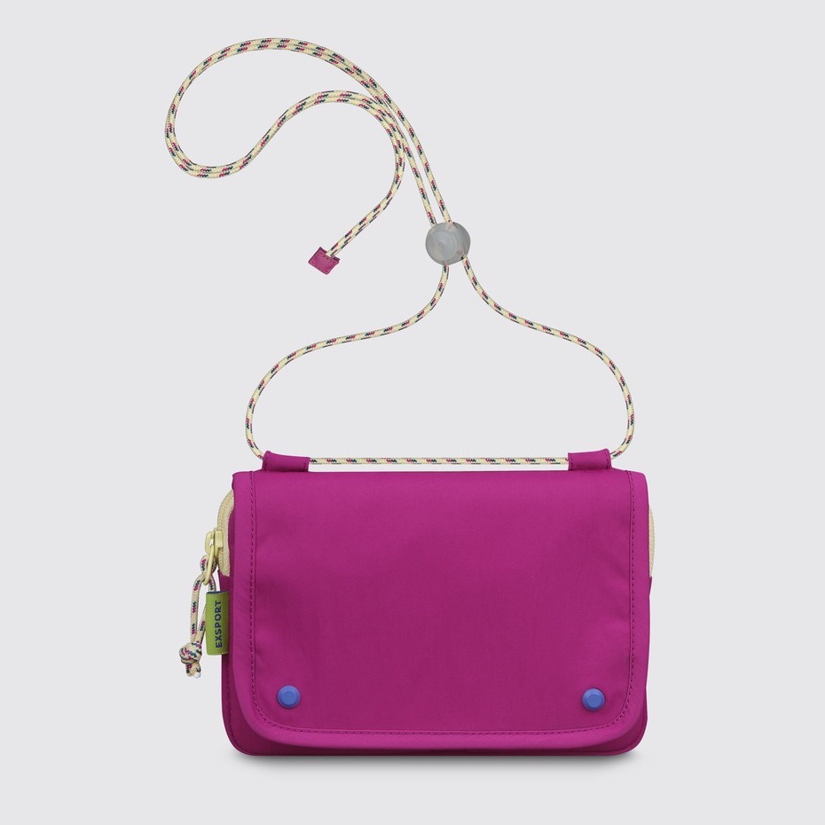 Exsport Tas Selempang Wanita Mochila Mini Sling Bag - Fuchsia