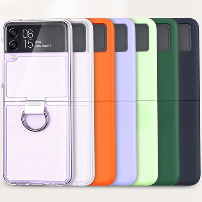 Case + Ring Colorfull Samsung Z Flip 3 Z Flip 4 -BC09