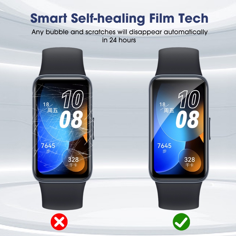 Hd Watches Hydrogel Film Untuk Huawei Band8/Pelindung Layar Full Coverage Untuk Huawei Watch Anti Gores Aksesoris