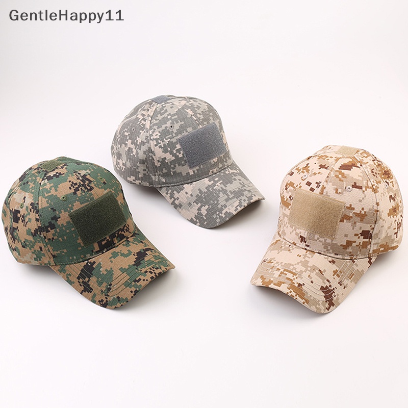 Gentlehappy Topi Baseball Kamuflase Tactical outdoor Soldier Combat Paintball Adjustable Hat id