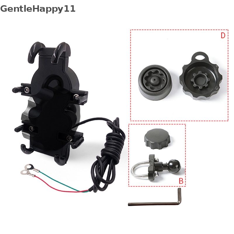 Gentlehappy Kunci Knob Pengaman Pin-Lock Anti Maling Untuk RAM Mount 1 &quot;Arm Socket Phone Holder id