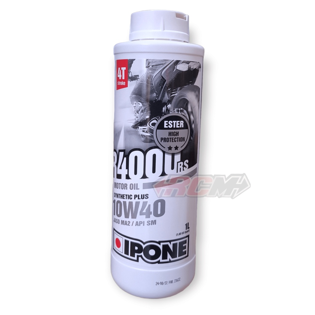 OIL OLI OLIE MESIN ENGINE 4 TAK 4TAK 4T 4 T 4 STROKE R4000 RS 10W50 10W40 1L 1LITER ORI ORIGINAL IPONE RED BULL ASLI