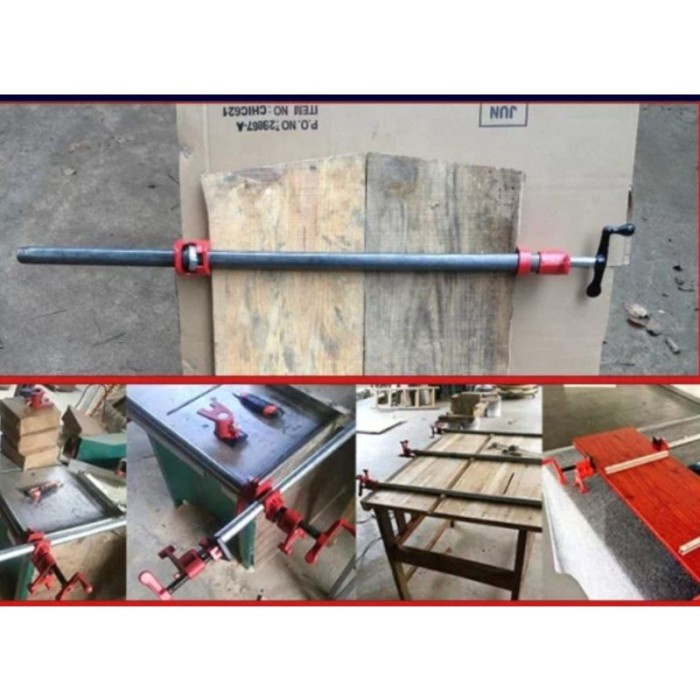 SALE klem kayu klem jepit f panjang 90cm Termurah