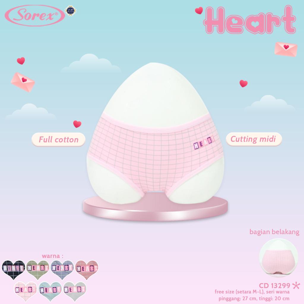 Celana Dalam Remaja Perempuan CD Sorex Danira 13298 Heart 13299 | TOKO SINAR