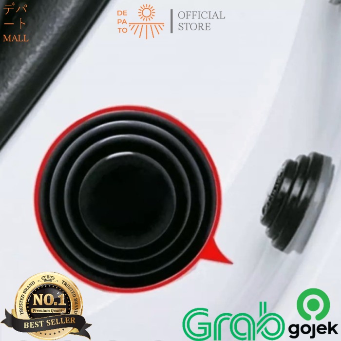 Indoholic Pelindung Pintu Mobil Kedap Suara Silikon karet Meredam Getaran DPT