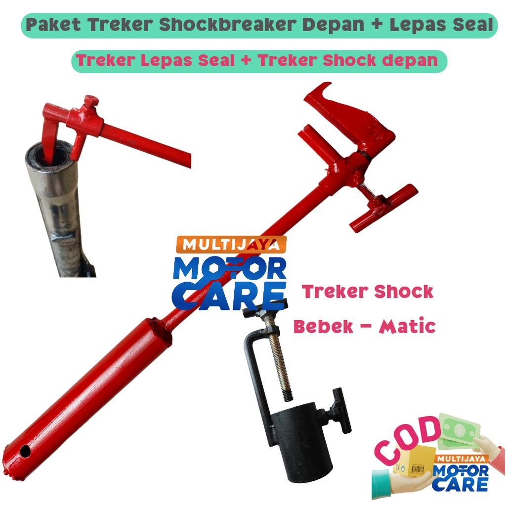 Treker Lepas Seal Alat Buka Seal Sil Shockbreaker Depan Motor / Oil Seal Universal Semua Motor