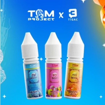 LIQUID KOREAN SERIES 15ML SALTNIC LIQUID BY TOM VAPOR X TIGAC