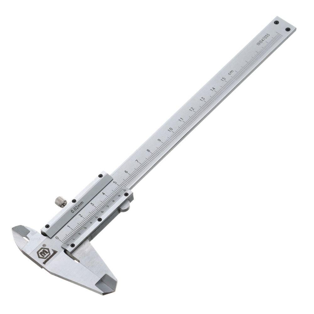 TOP Vernier Caliper Carbon Steel Jangka Sorong Manual 0-150mm/0-6inch Jangka Sorong Metal