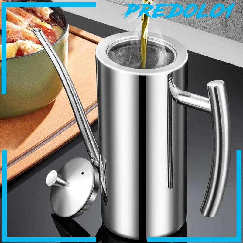 [Predolo1] Oil Pot Dispenser Olive Oil Bisa Untuk Salad Dan Dapur Masak BBQ Restoran