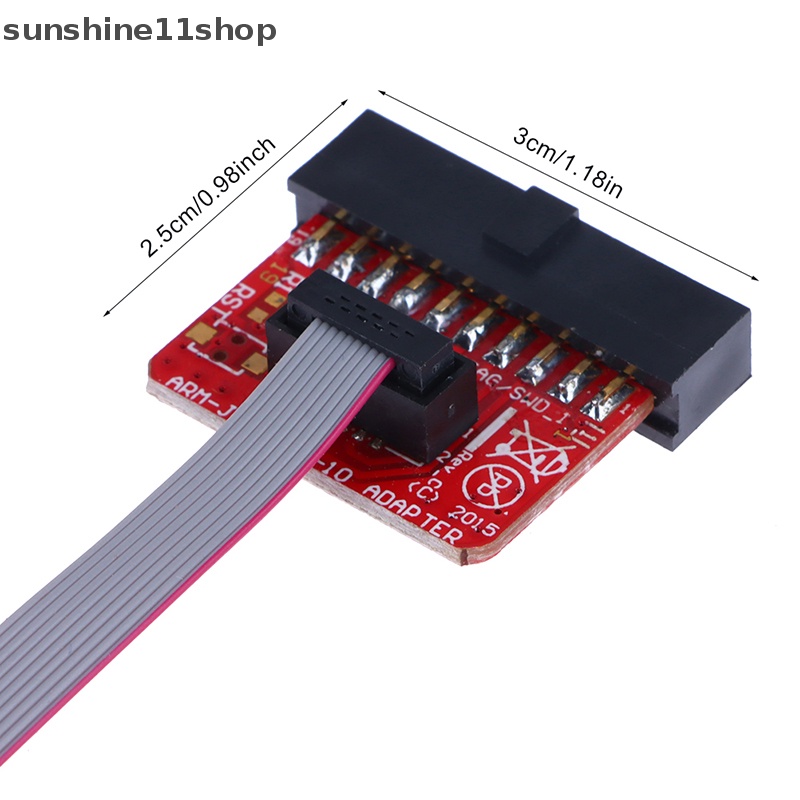 Sho J-LINK/v9 v8 ARM-JTAG-20-10 Papan Adaptor 2.54mm PIN 0.1 1.27mm Jlink N