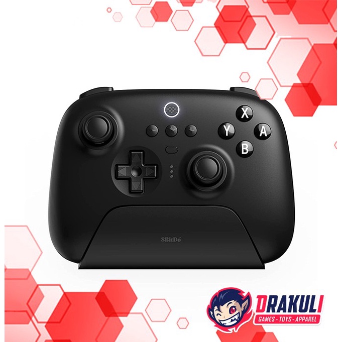 Switch 8BitDo Ultimate Bluetooth Controller with Charging Dock - Black