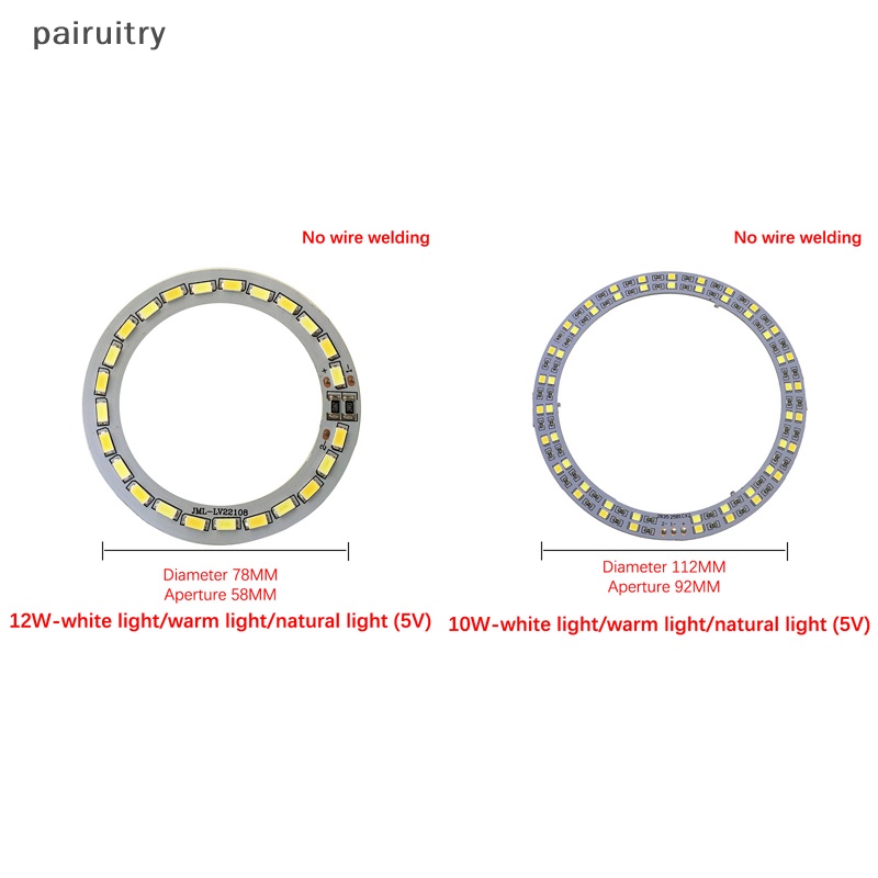 Prt DC5V Chip LED Dimmable 5730warna Manik-Manik Lampu LED Papan SMD Aksesoris5/6 /10 /12/14 /30W Sumber Cahaya Permukaan PRT