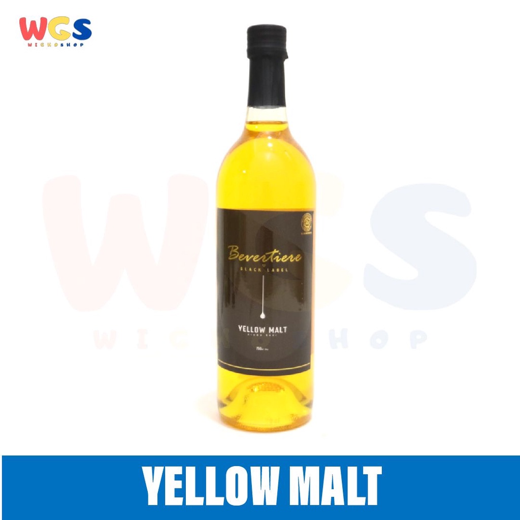 Syrup Bevertiere Black Label Yellow Malt Flavored 750ml - Halal