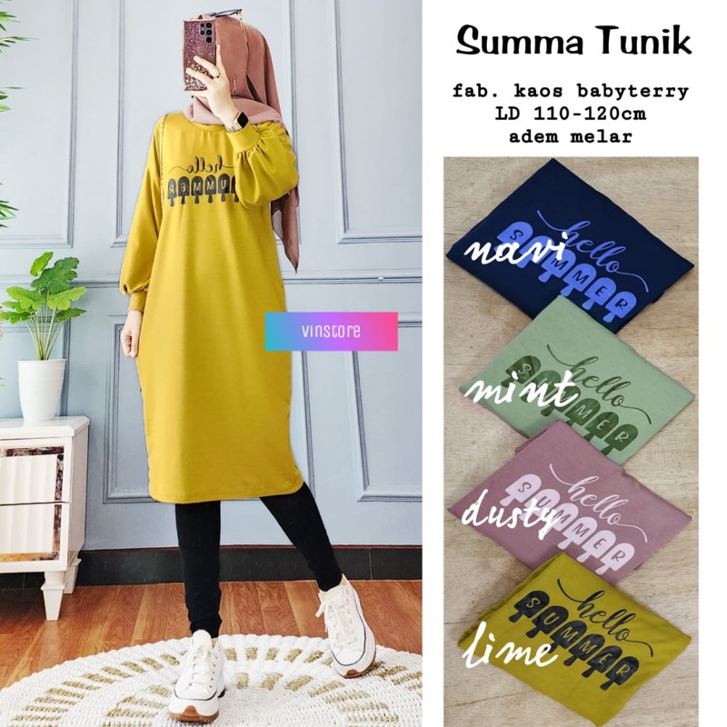 SUMMA TUNIK By VINSTORE | Kaos Babyterry