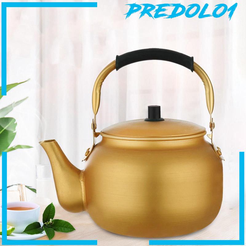[Predolo1] Teakettle Teko Kopi Ketel Aluminium Portabel Untuk Barbekyu Rumah Tangga Camping