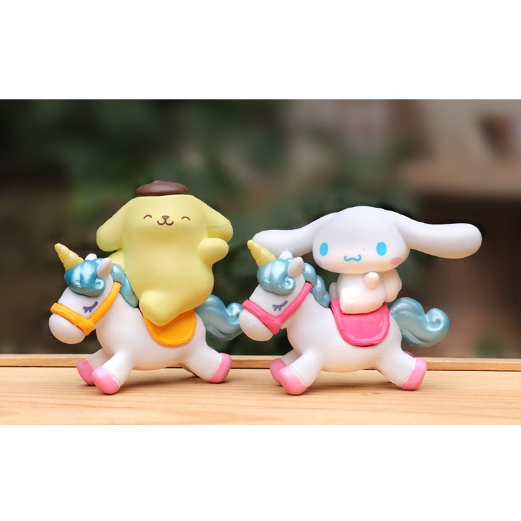 6buah /set Dari Mainan Boneka Action Cinnamoroll Kuromi MyMelody Kartun Lucu Baru, Dekorasi Kue Buatan Tangan