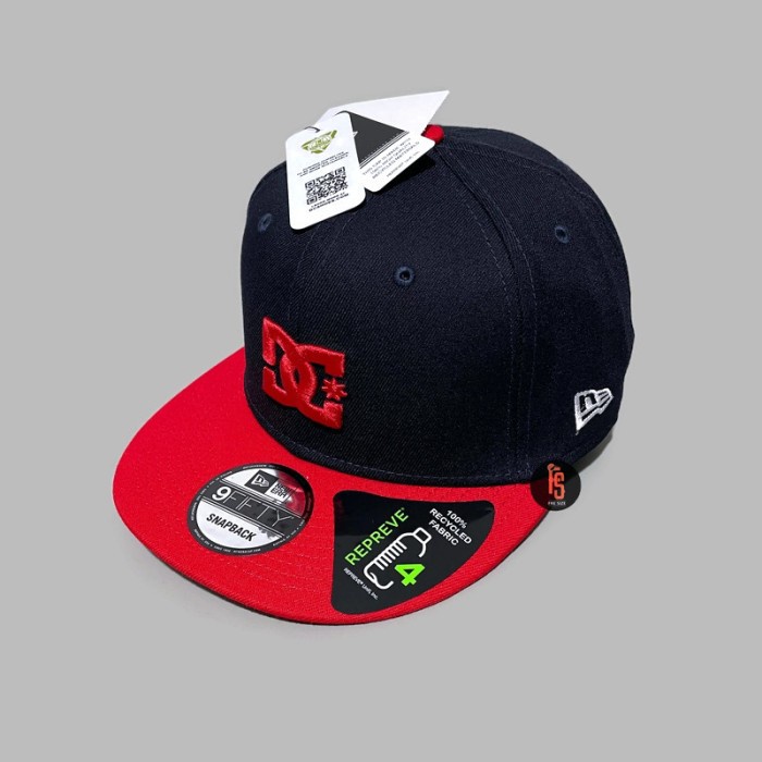 TOPI NEW ERA ORIGINAL 950 REPREVE DC SHOES NAVY RED