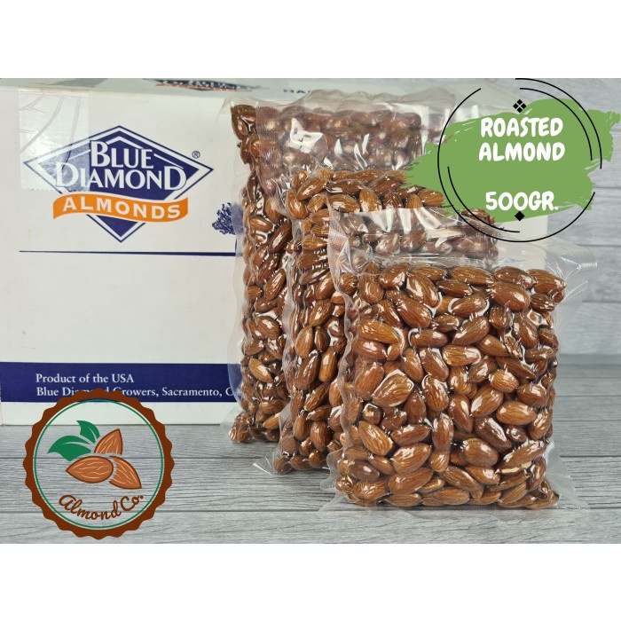 

New Arrival Blue Diamond Almond Panggang 500 Gr Kacang Almond Premium Roasted