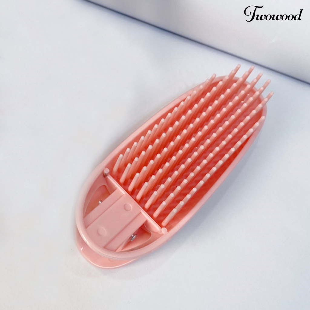 Twowood Sisir Desain Anti-slip Rambut Klip Tinggi Cranial Ditinggikan Tak Terlihat Pin Rambut Aksesoris Rambut