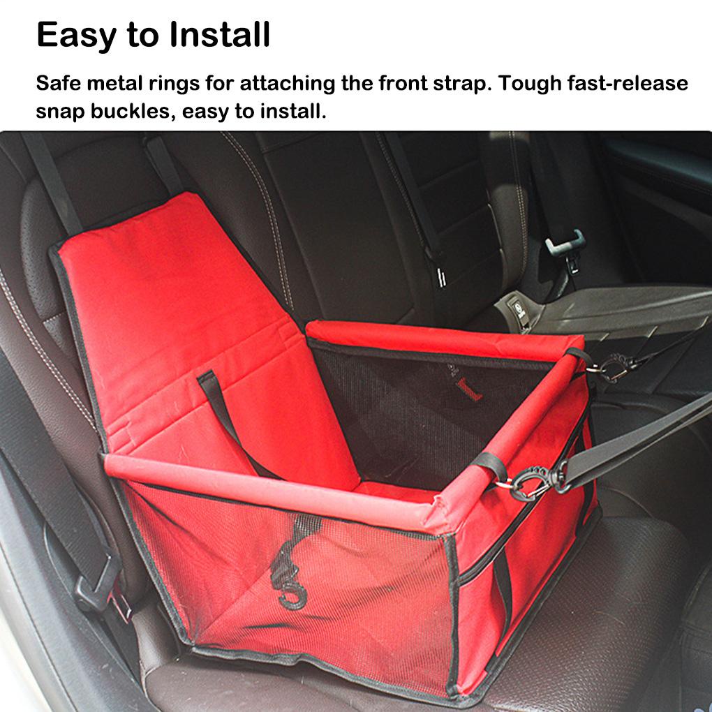 Pet Carriers Dog Seat with PVC Tube Cover Pad Hammock Mat Keranjang Multicolor Dapat Dicuci Travel Anjing Kucing Transportasi Bantal